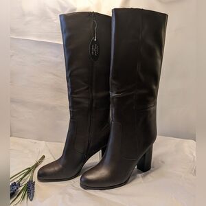Style & Co. Addyy tall knee-high boots in chocolate brown women's size 10M - NIB